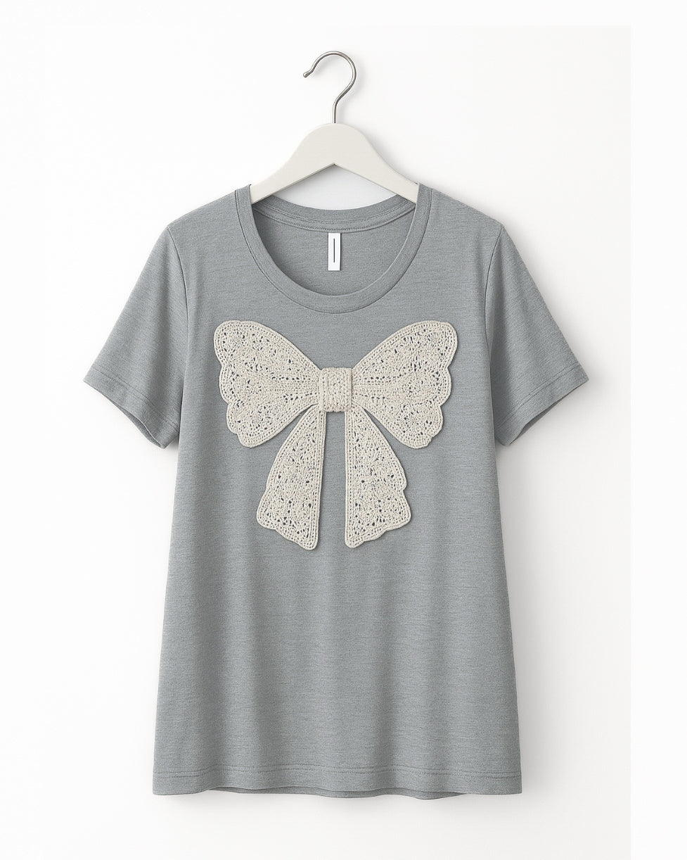 Camiseta Lazo Crochet