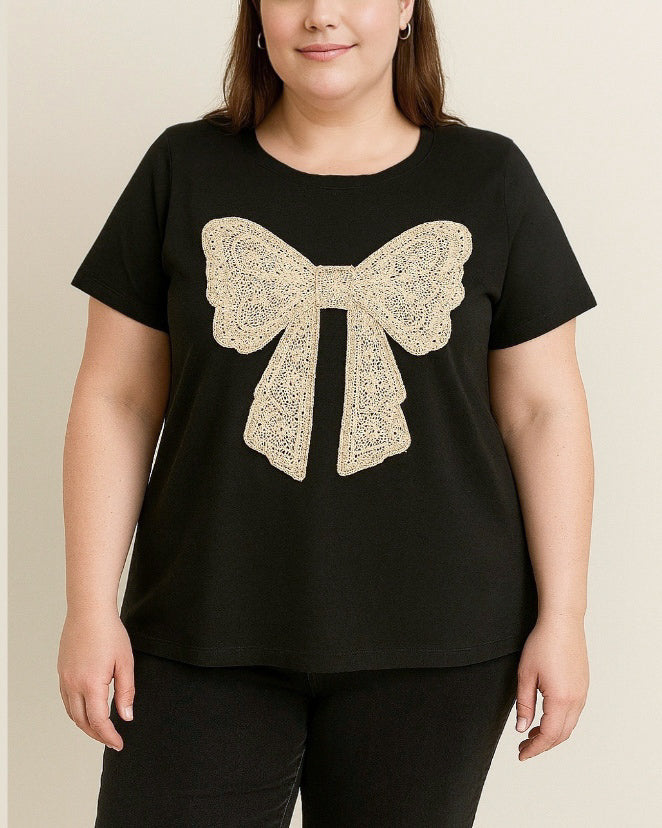 Camiseta Lazo Crochet