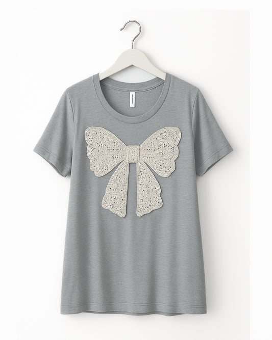 Camiseta Lazo Crochet