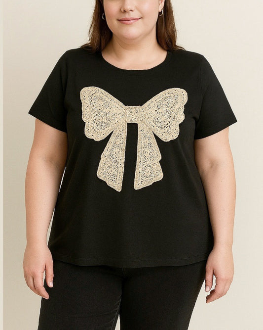 Camiseta Lazo Crochet