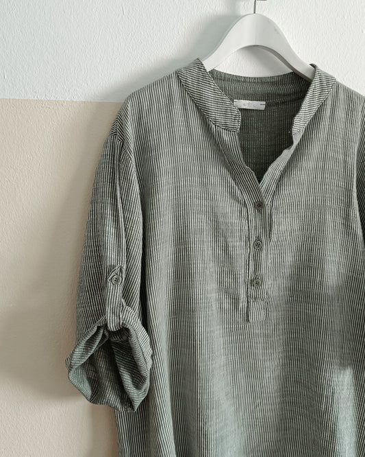 Camisa Algodón Marcela Verde